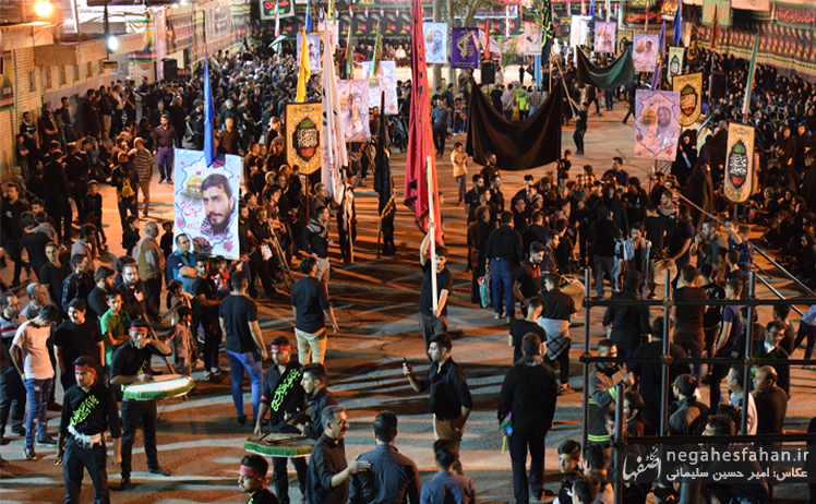 هیئت های عزاداری سالار شهیدان شاهین شهر در سپاه ناحیه