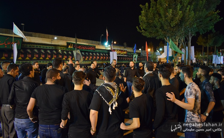 هیئت های عزاداری سالار شهیدان شاهین شهر در سپاه ناحیه