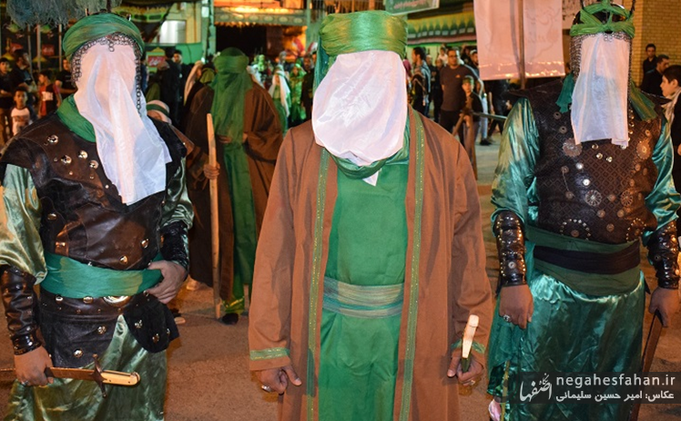 هیئت های عزاداری سالار شهیدان شاهین شهر در سپاه ناحیه