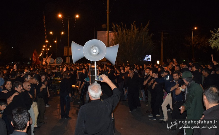 هیئت های عزاداری سالار شهیدان شاهین شهر در سپاه ناحیه