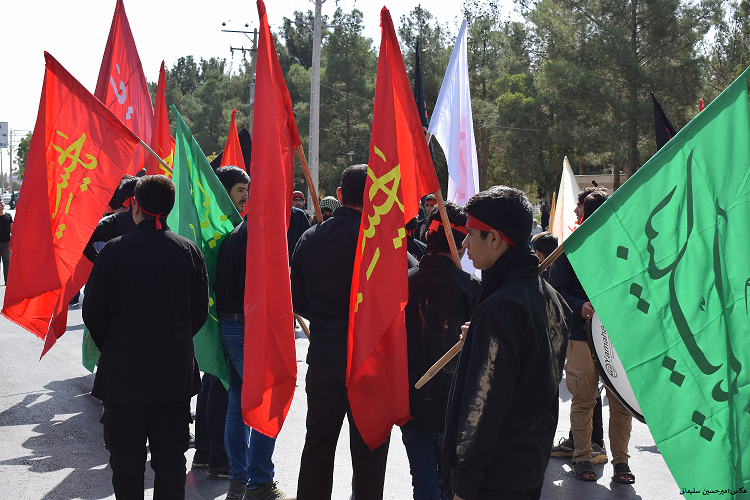 تجلی شور عاشورایی در شاهین شهر