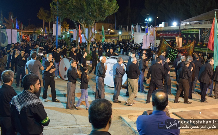 هیئت های عزاداری سالار شهیدان شاهین شهر در سپاه ناحیه