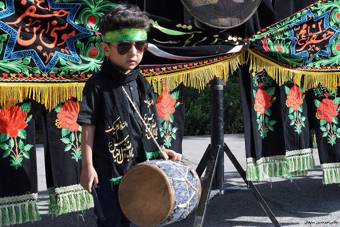 تجلی شور عاشورایی در شاهین شهر