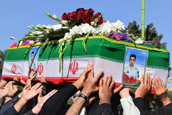 تشییع پیکر شهید نیروی انتظامی