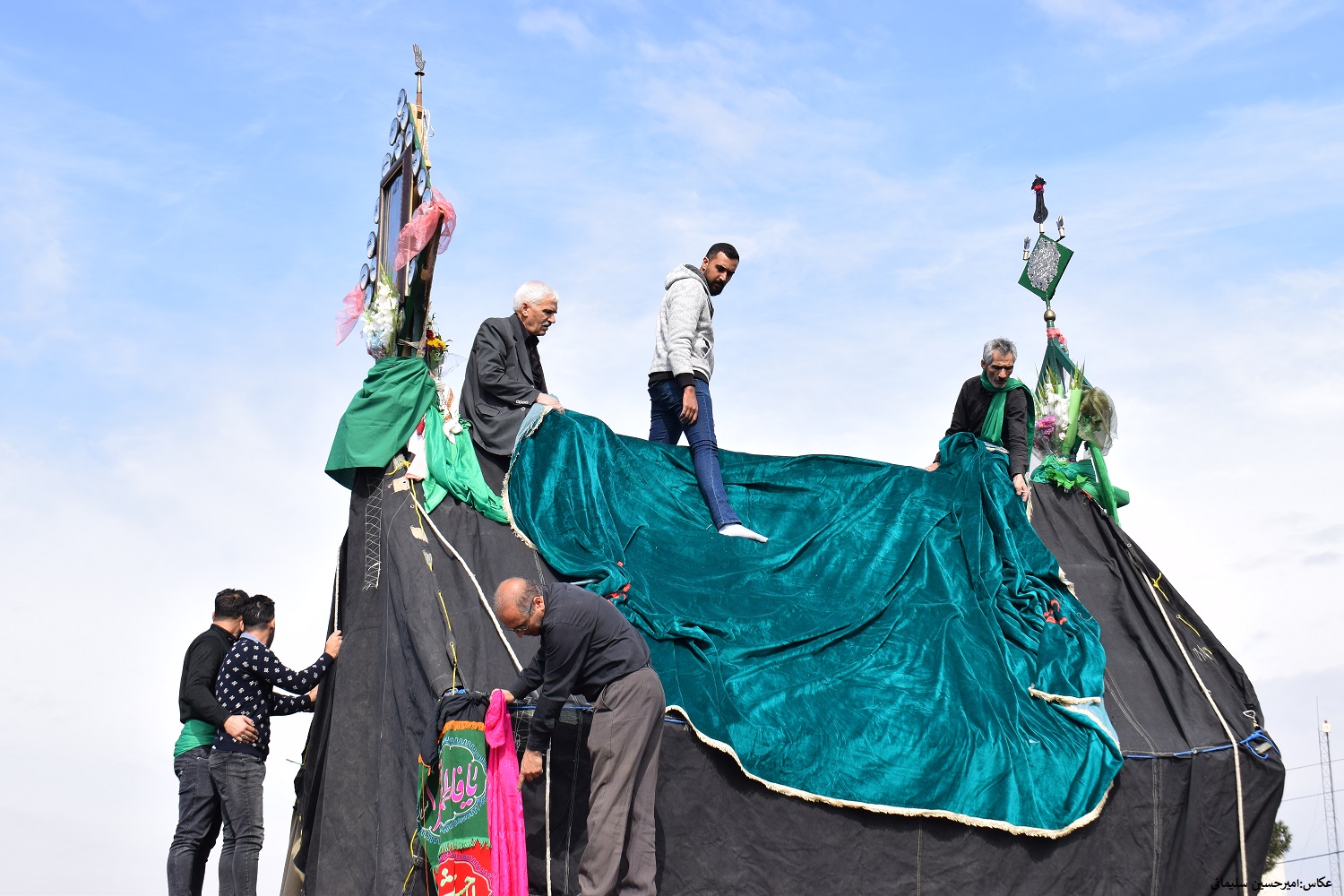 آئین نخل گردانی مورچه خورت و ثبت این مراسم در فهرست میراث فرهنگی