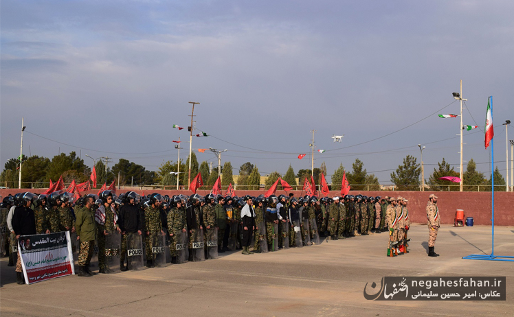 رزمایش "الی بیت المقدس بسیج" در شاهین شهر