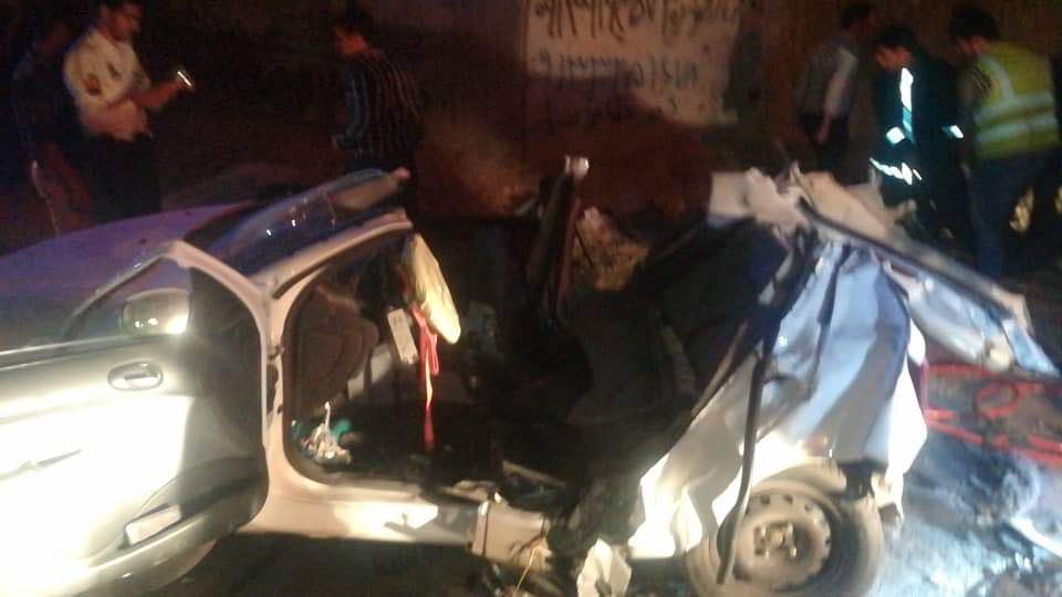 جان باختن سه نفر در تصادف پژو 206 با پل خورزوق