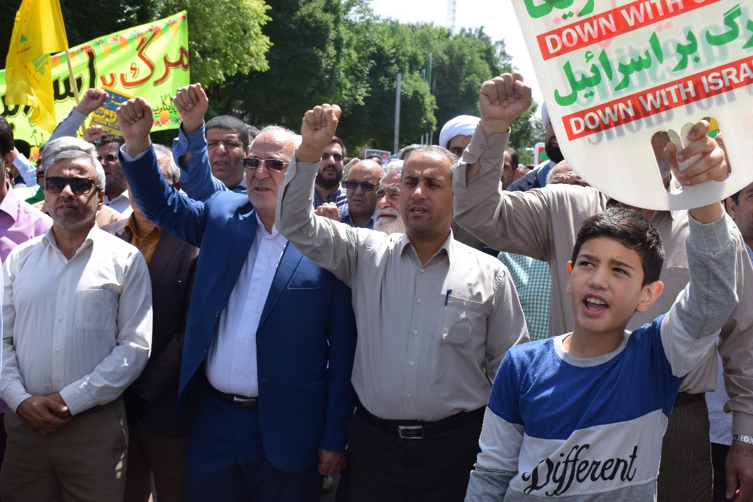 راهپیمایی روز قدس در شاهین شهر