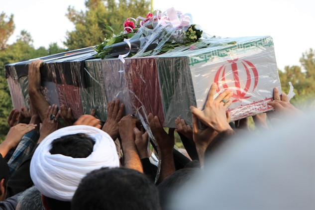 شاهین شهر میزبان پیکر مطهر شهید گمنام