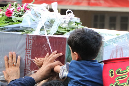 شاهین شهر میزبان پیکر مطهر شهید گمنام