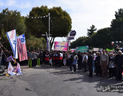 راهپیمایی سیزدهم آبان ماه در شاهین شهر 
